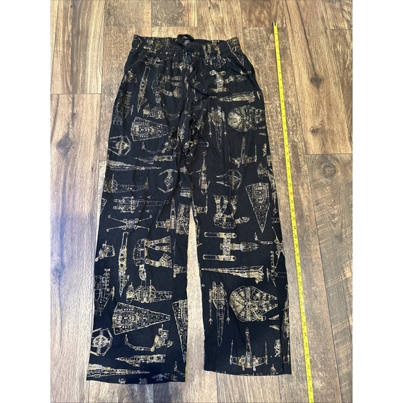 Star Wars Gold and Black Lounge Pants Size Medium - Picture 1 of 4